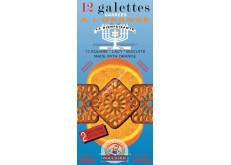 Galettes carrées à l'orange 450g