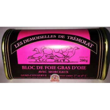 BLOC DE FOIE GRAS D'OIE 200GR